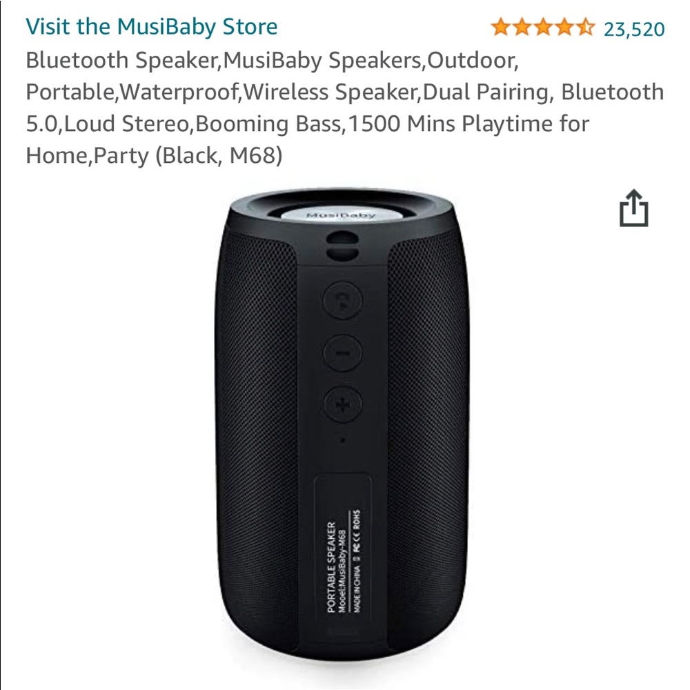 Musibaby speaker